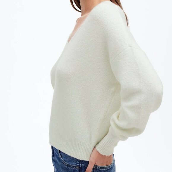 Madewell Wedged V-Neck Sweater Size XS - Picture 2 of 15